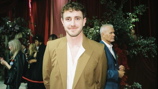 Paul Mescal on the red carpet for the Gladiator II Sydney Premiere. Picture: Stephanie McGwinn