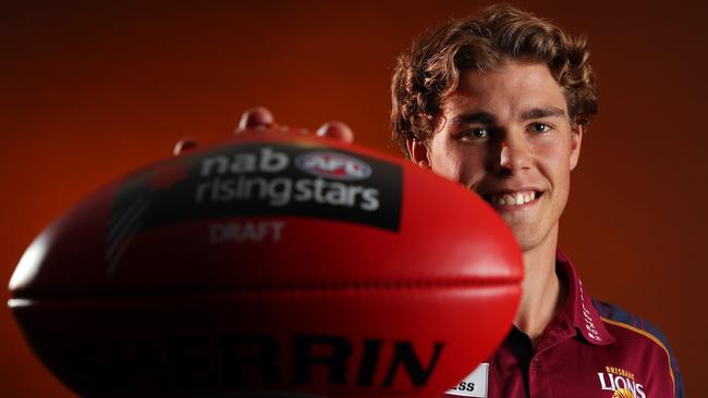 Brisbane swooped on draft slider Deven Robertson at pick No. 22. Picture: Michael Klein