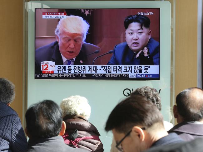 North Korea claims the US calling it a sponsor of terror was a “serious provocation” that justified its nuclear program. Picture: Ahn Young-joon/AP