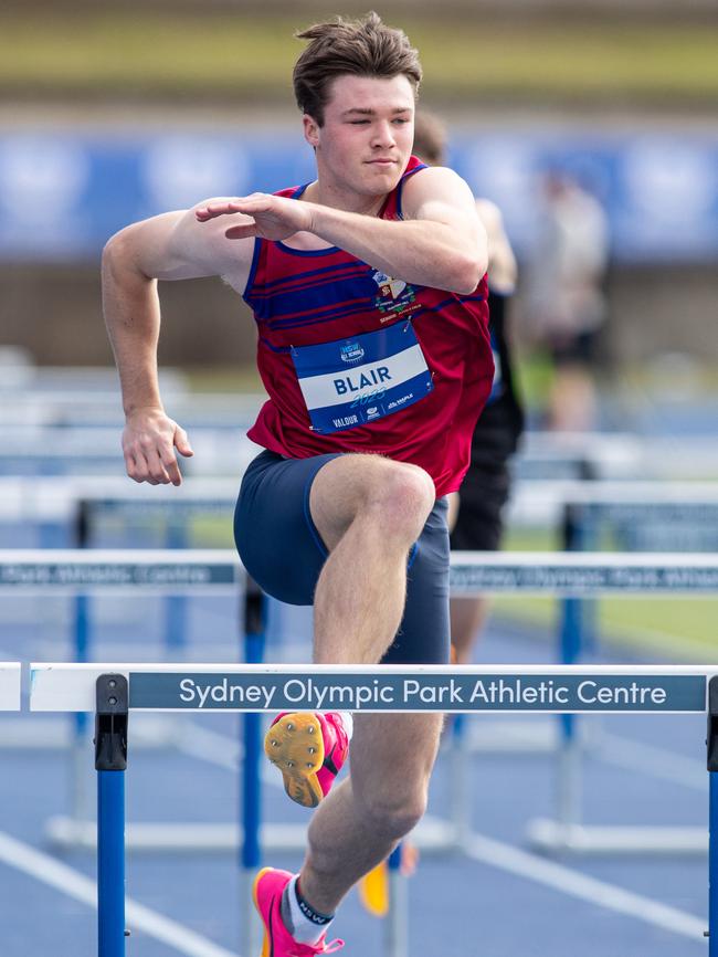 Billy Blair from St Joseph’s College Hunters Hill. Pictures: Julian Andrews