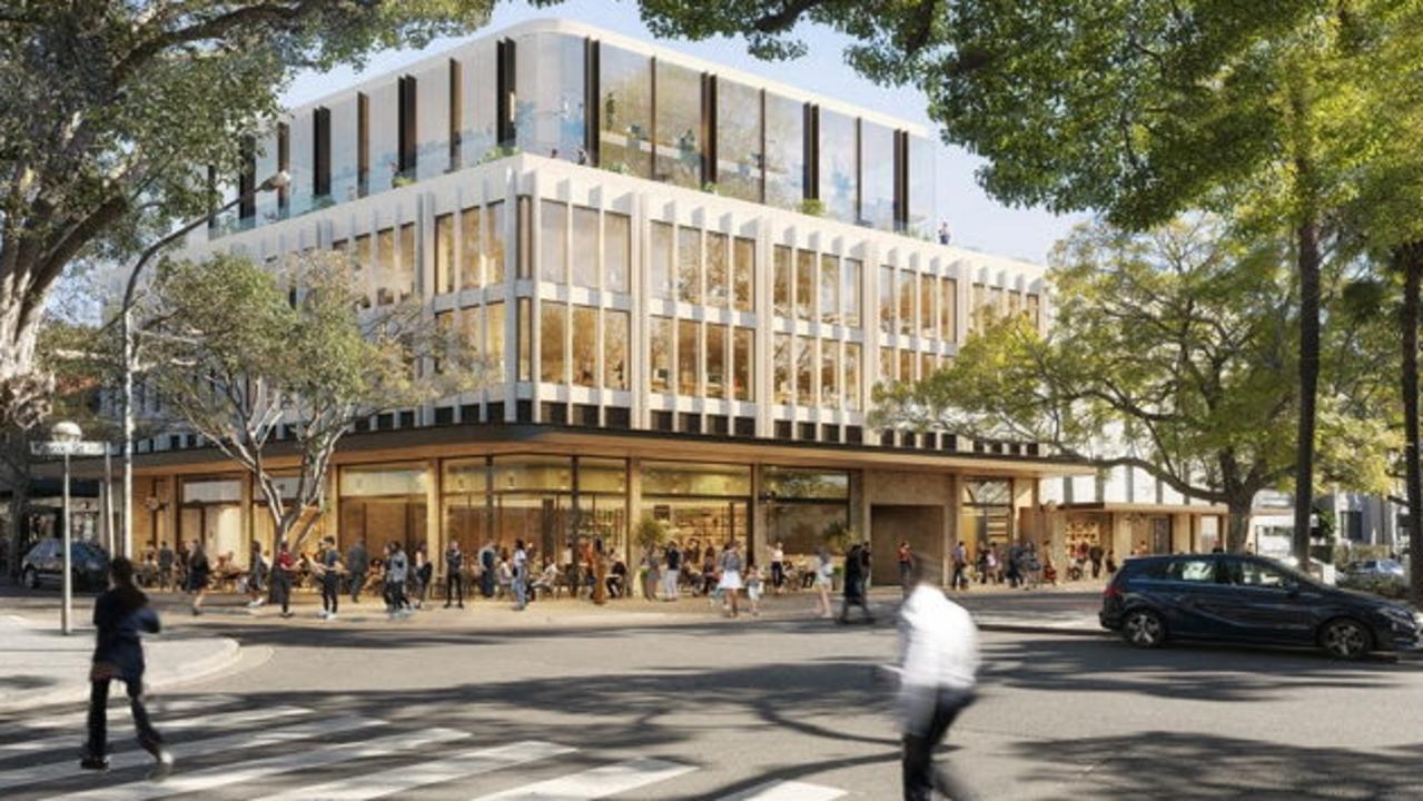 An artist's impression of Pallas House, Double Bay, where a Neil Perry restaurant will be the anchor tenant, with 128 diners indoors and 50 more outside.