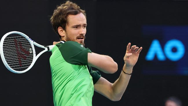 Russia's Daniil Medvedev has started impressively. Picture: AFP