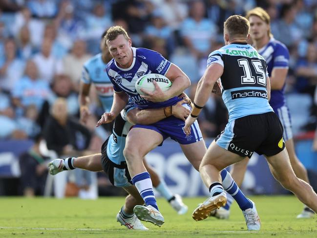Drew Hutchison of the Bulldogs needs a win to secure his position. Picture: Getty Images