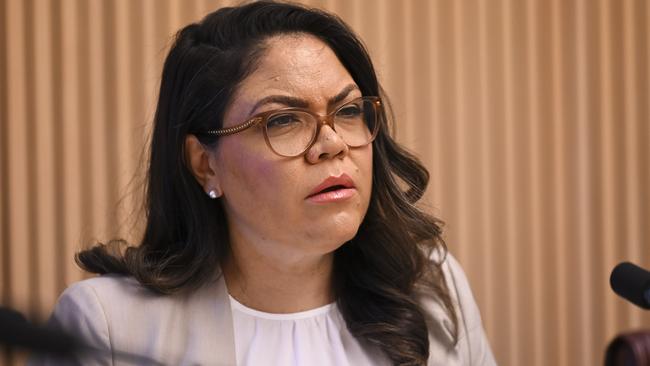 Senator Jacinta Nampijinpa Price is being sued for defamation over a media release. Picture: NewsWire / Martin Ollman