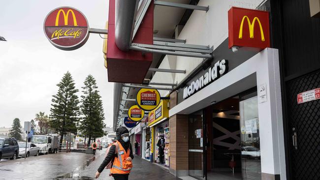 Cordova started a fight at McDonald’s in Bondi, the court heard. Picture: James Gourley