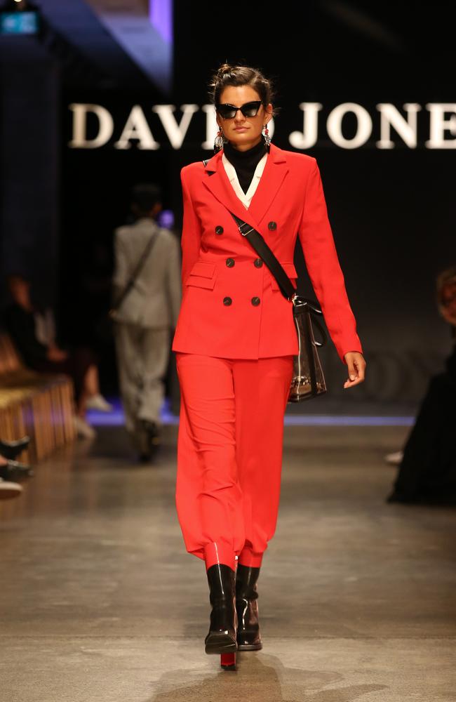 David Jones AW'19 Launch at MONA. Dress rehearsals for the parade at The Void. Picture: David Caird