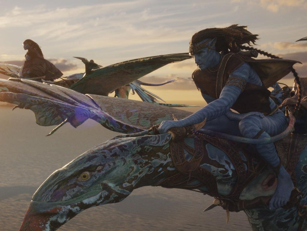 Neytiri and Jake Sully in Avatar: The Way of Water. Picture: 20th Century Studios.