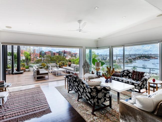 Former art gallery boss Michael Brand has listed his Ashdown, Elizabeth Bay, penthouse. Picture: Ray White