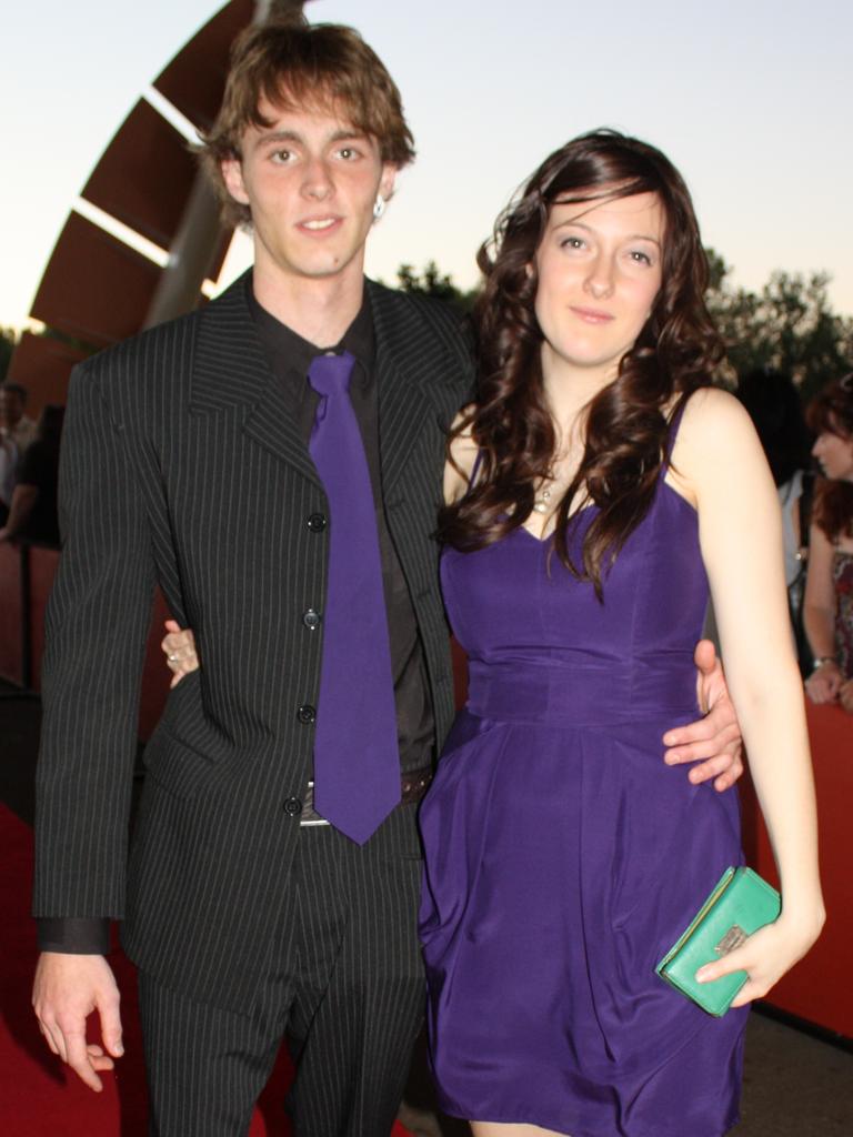 Sam Robertson and Kiani Harte at the 2010 Centralian Senior College formal at the Alice Springs Convention Centre. Picture: NT NEWS