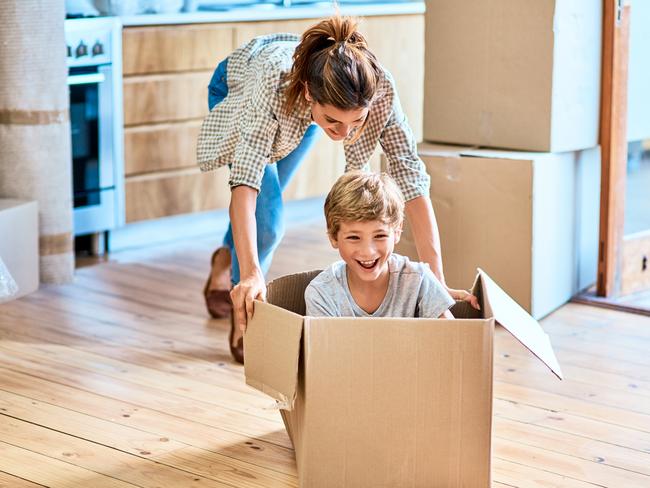 Moving can be an anxious time for parents and children, especially when kids have to start at new schools. Picture: PeopleImages