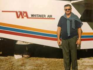 Bevan Whitaker next to one of his planes. Picture: Contributed