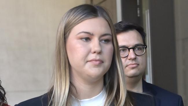 Ms Higgins wrote an email to Mr Lehrmann on the Monday after she alleges the attack took place. Picture: NCA NewsWire / Jeremy Piper