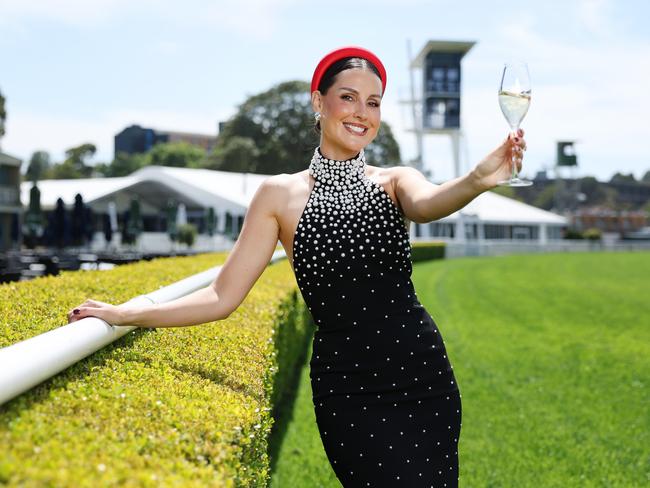 Laura Dundovic pictured at Royal Randwick for The Big Dance. Picture: Rohan Kelly.