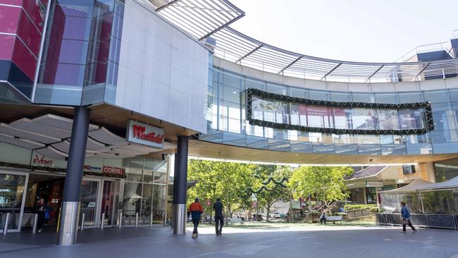 A NSW government masterplan could allow for 53-storey towers at Westfield’s Hornsby centre. Picture: AAP