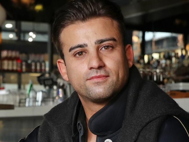 Pictured at his restaurant, Alex and Co,  in Parramatta is Alex Aslan. The restaurant has been closed due to Covid-19 restrictions and  is not sure if it will reopen.Picture: Richard Dobson