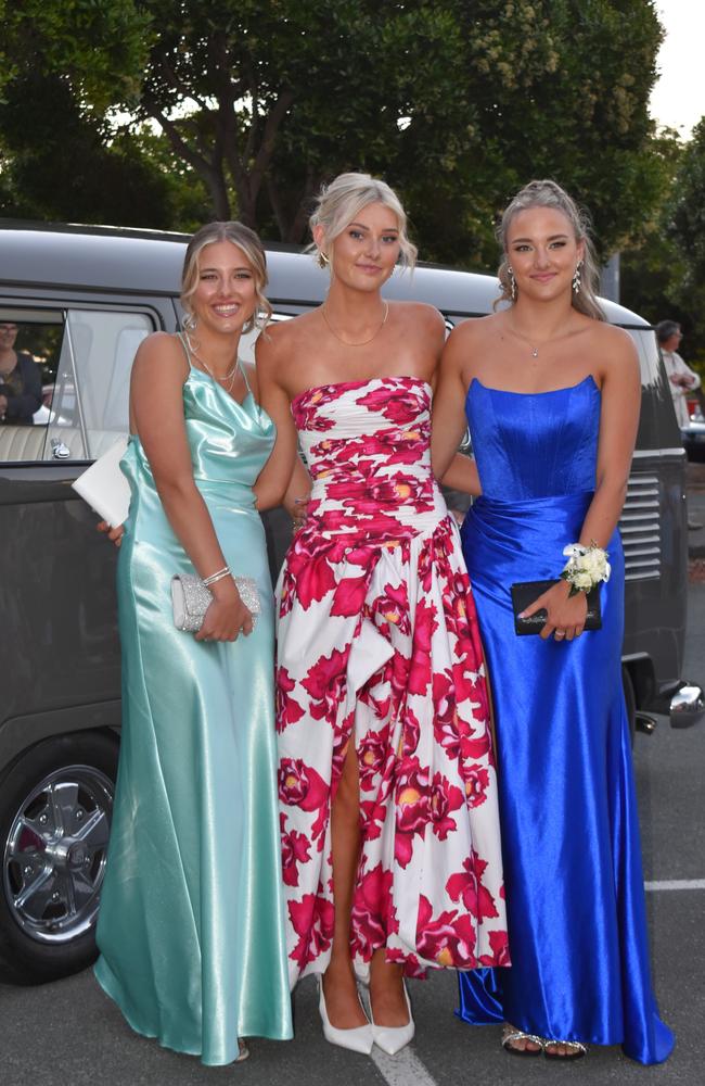 Students at Kawana Waters State College Year 12 formal 2024.