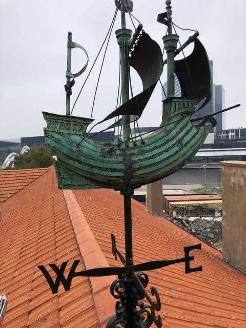 The weathervane was stolen from the Mission To Seafarers roof in on March 8.