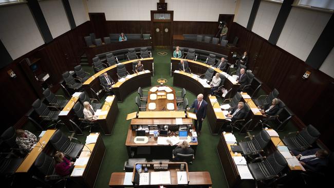 Tasmanian parliament. Picture Chris Kidd