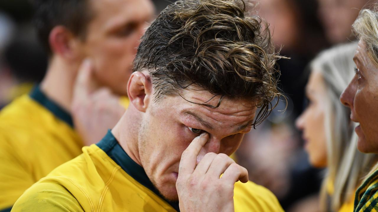 Wallabies captain Michael Hooper after the loss to Wales.