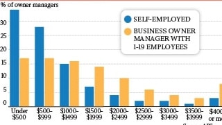 Small Business Owners' Weekly Earnings 2020-21
