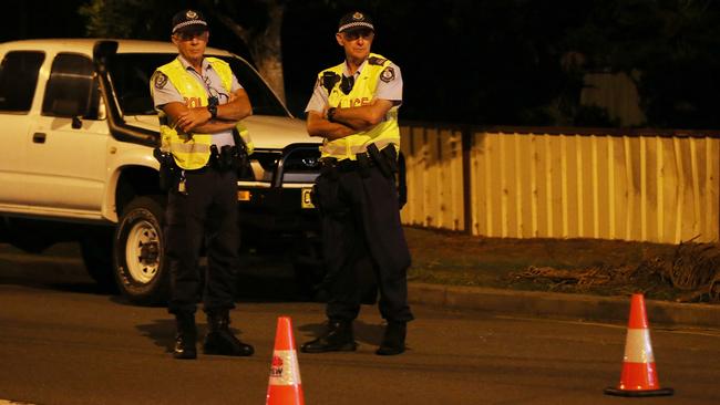 The scene of the stabbing at the Metro Service Station on Sandgate Road, Shortland. Picture by Peter Lorimer.