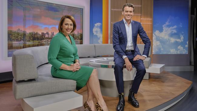 Lisa Millar and Michael Rowland host ABC’s News Breakfast. Picture: Supplied