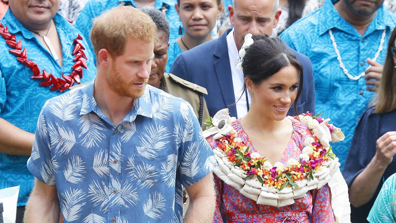 Prince Harry and Meghan will travel from Fiji to Tonga today. Credit: Matrix