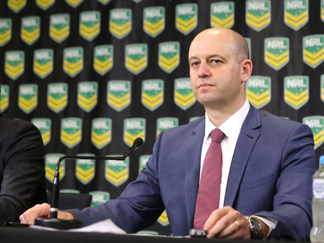 NRL chief executive Todd Greenberg handed down the penalty last Saturday. Photo: Bob Barker