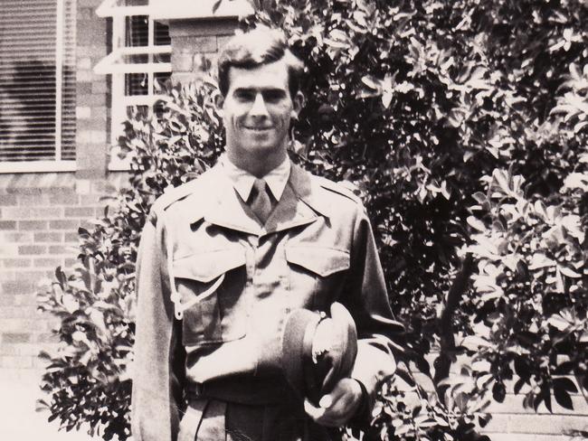 Bryan Slattery as a young conscript to the Vietnam War.