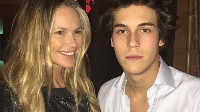 Elle Macpherson with her son, Arpad Flynn Busson.