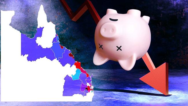 Qld's bankruptcy hotspots have been revealed.