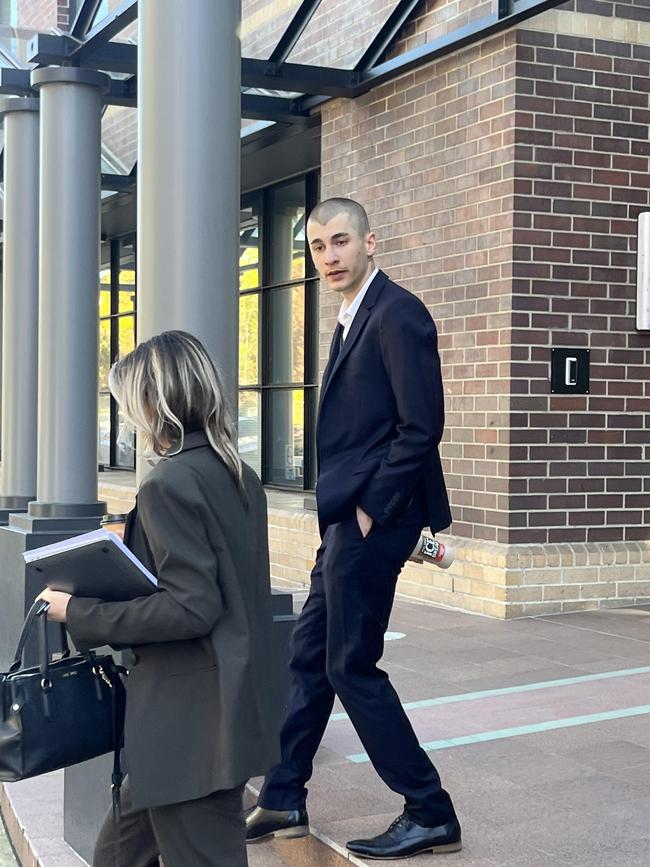 Christopher Carrig seen leaving court on an earlier appearance.