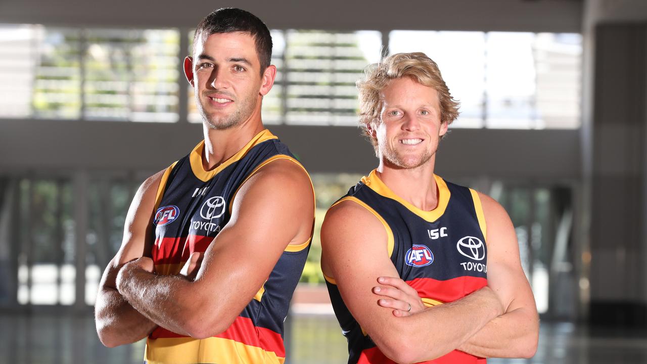 Rory Sloane joins Taylor (Tex) Walker in the Crows’ captaincy. Picture Dean Martin