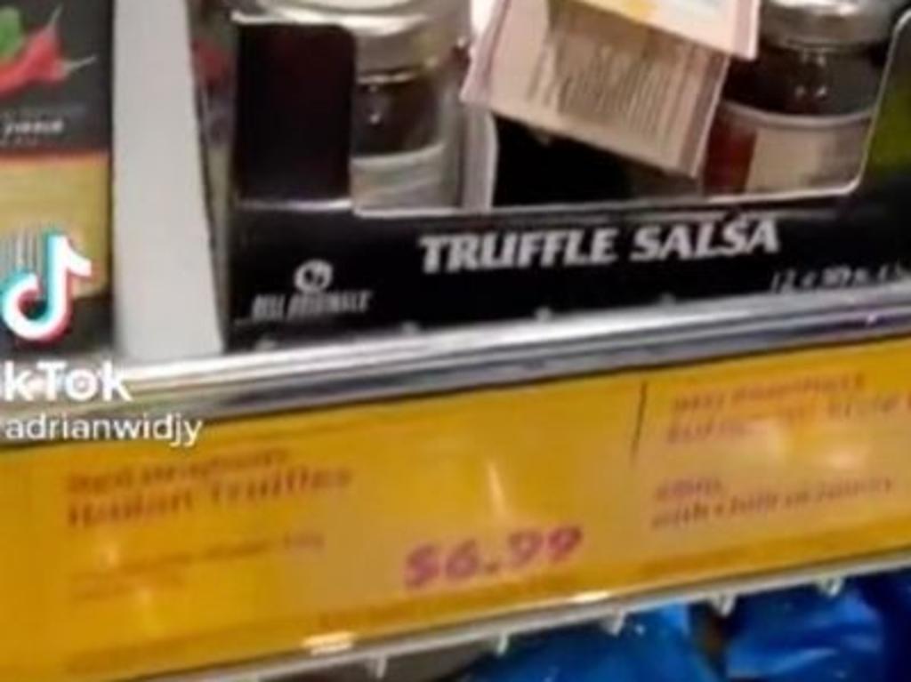 Aldi is once again selling its truffles at a heavily discounted price. Picture: TikTok/@adrianwidjy.