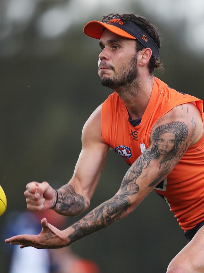 GWS Giants speedster Zac Williams is raring to return. Picture. Phil Hillyard