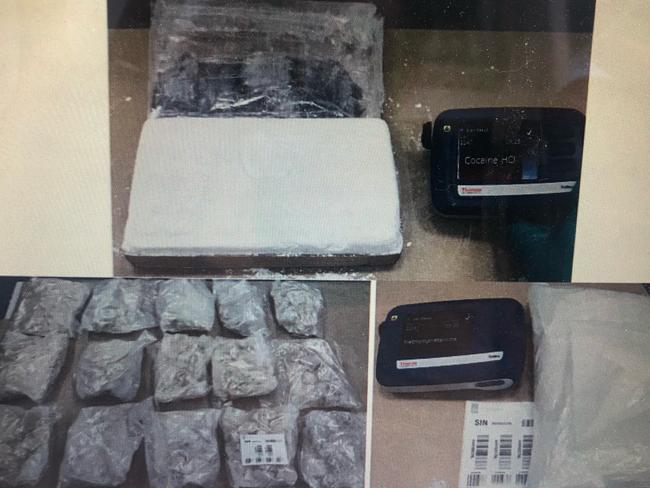 One of the drugs shipment was picked up by an associate of the undercover from The Netherlands on July 18, 2017. It included 498kg of MDMA, 116kg of cocaine and 15kg of ice. Picture: Supplied