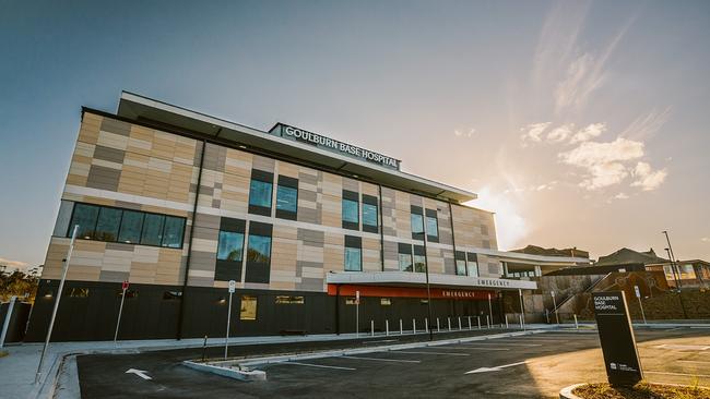 The new emergency entrance at Goulburn Base Hospital as part of the $165 million development. Picture: Magnus Argen Photography