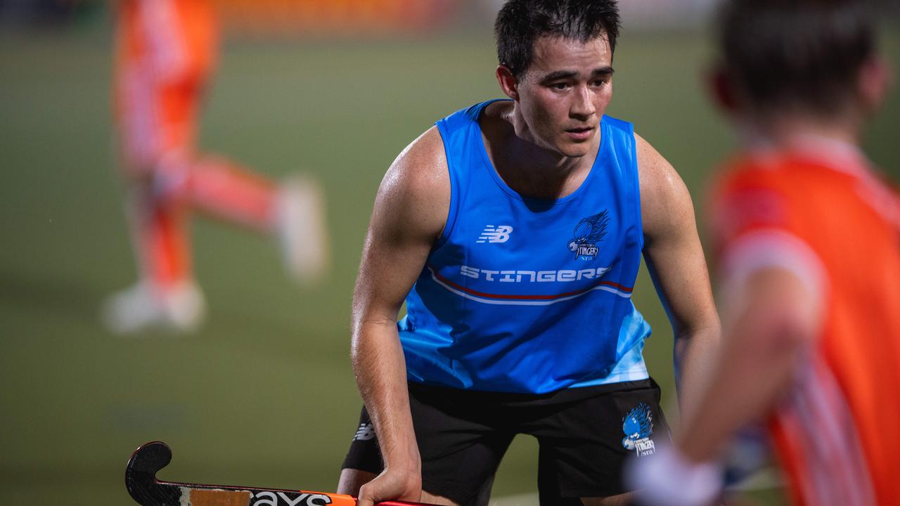 The first Festival of Hockey match between the Territory Stingers and Brisbane Blaze. Picture: Pema Tamang Pakhrin