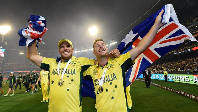 Australia’s hopes hinge on a return to form of top-order stalwarts Aaron Finch and David Warner. Picture: AAP Image