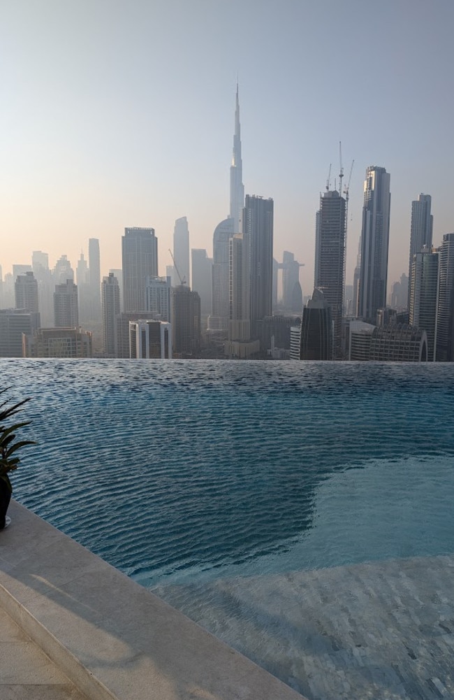 The infinity pool at The Lana. Picture: news.com.au