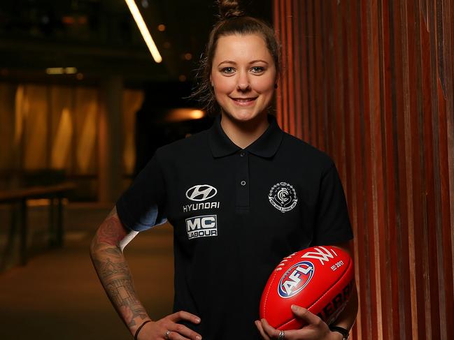 WOMENS AFL DRAFT. (Carlton) Bianca Jakobsson. Picture: Tim Carrafa