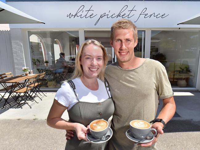 White Picket Fence co-owners Adam Gaudion and Caity Dewar.