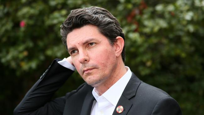 WA Greens Senator Scott Ludlam announces his resignation. (Pic: Colin Murty/The Australian)                        <a capiid="a46afbc656127b9523b9d236f4b91a74" class="capi-video">Deputy Greens leader Waters quits Senate</a>