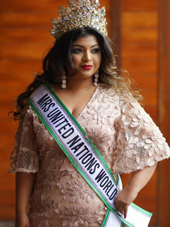 Saritha Ram Menon won the Mrs United Nations World pageant earlier this month.