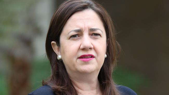 Premier Annastacia Palaszczuk said the selfishness of a few had undone Queensland’s hard work in stopping the spread of coronavirus. Picture: Annette Dew