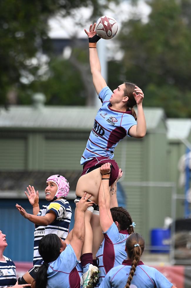 Premier women club rugby between Brothers and Norths Saturday May 25, 2024. Picture, John Gass