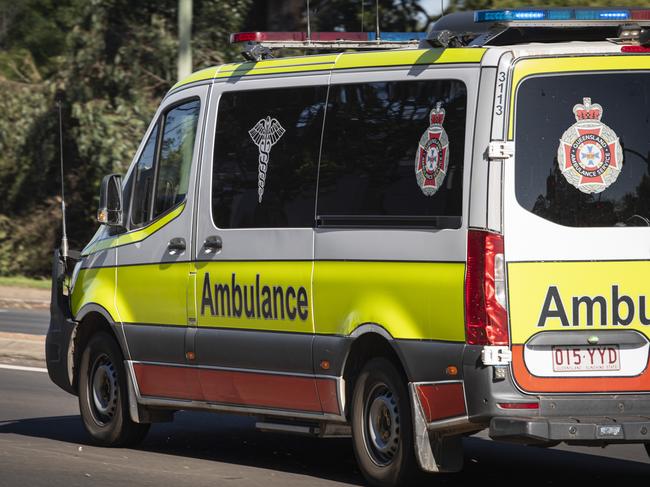 Generic ambulance, QAS, Queensland Ambulance Service, emergency services, Thursday, August 29, 2024. Picture: Kevin Farmer