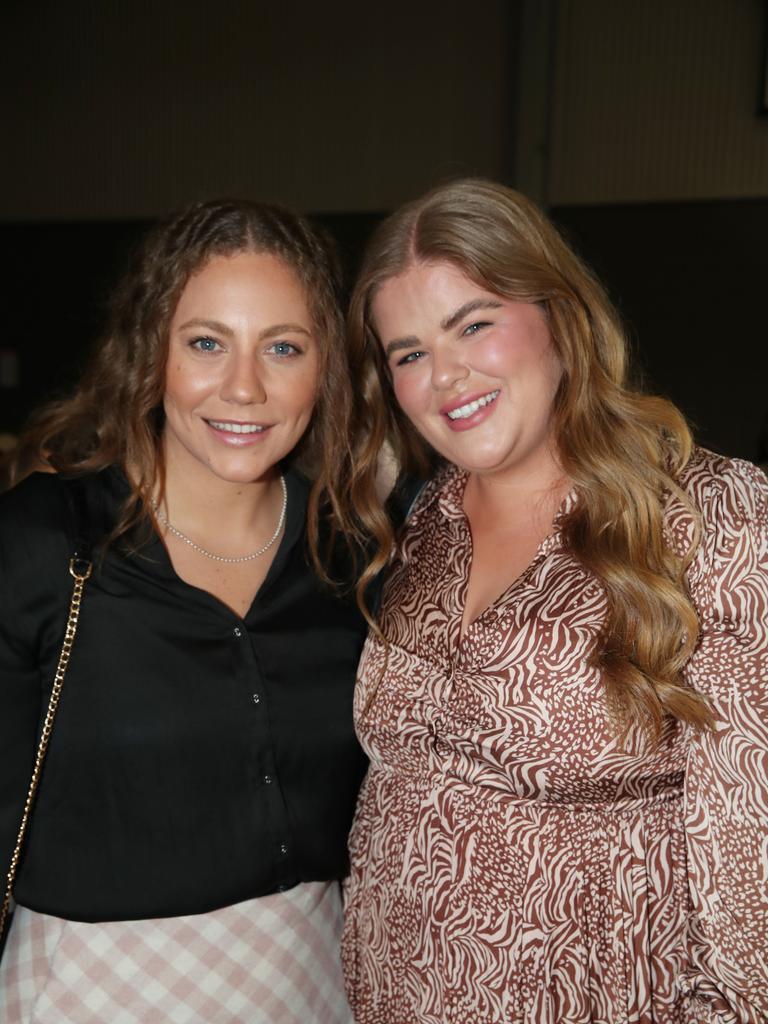 Big breakfast at the Gold Coast Turf Club for the Gold Coast Community fund. Courtney Cole Elle Barry.. Picture Glenn Hampson. .