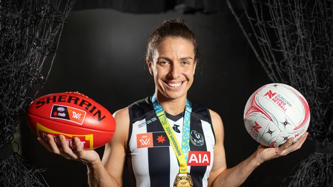 Collingwood AFLW player Ash Brazill has bravely told her story to Insight