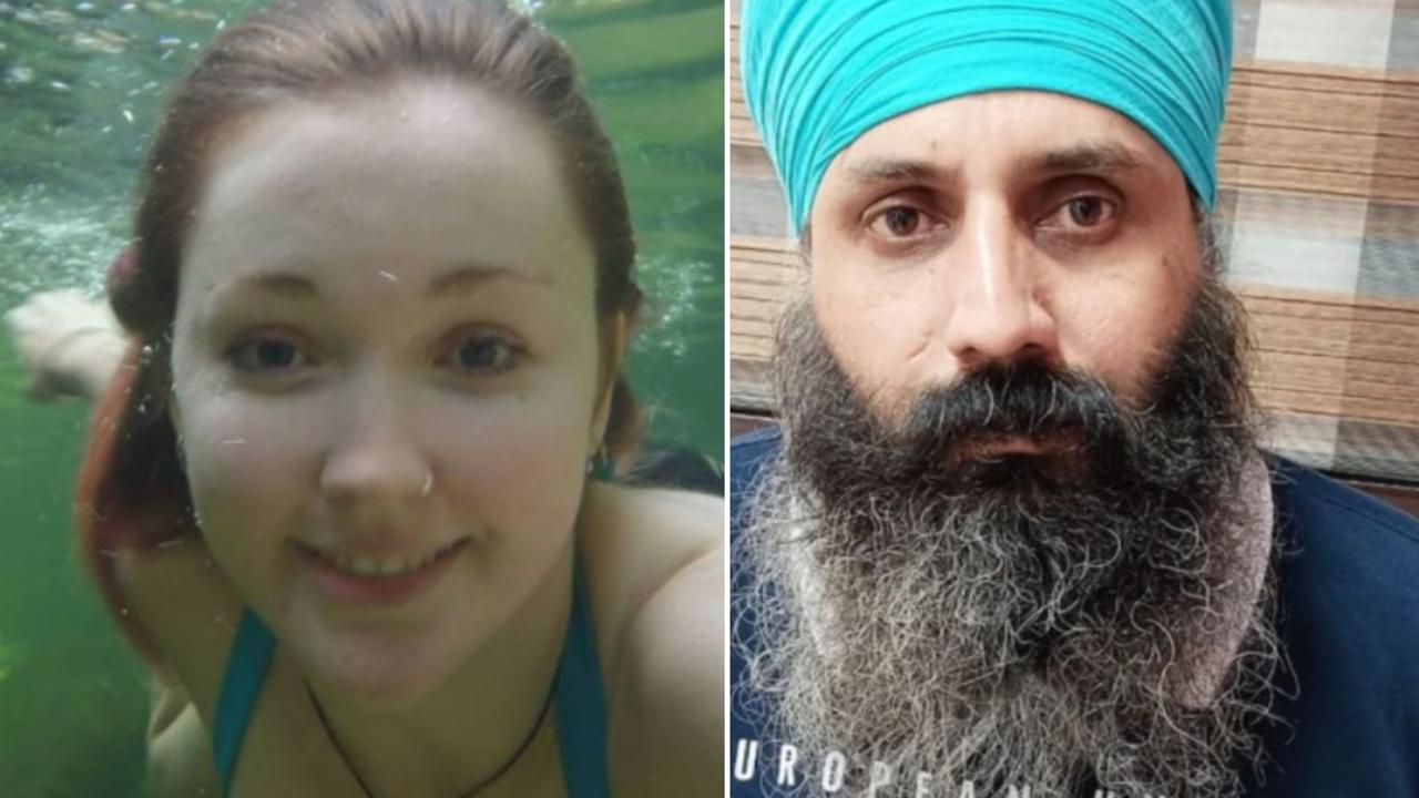 Rajwinder Singh (right) is facing trial this week, charged with the murder of Toyah Cordingley.